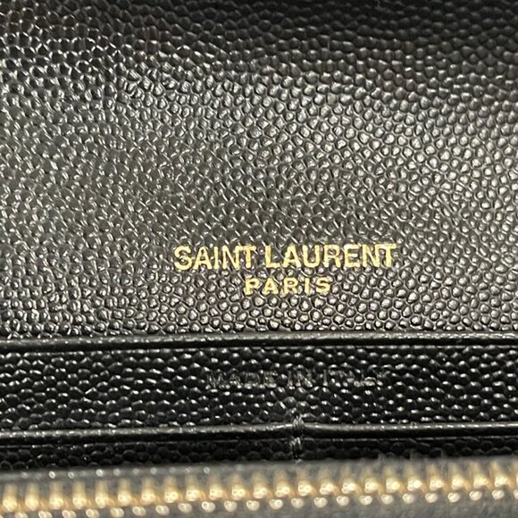 Saint Laurent Cassandre Matelasse Large Flap Wallet Chevron (JB1308) - Picture 7 of 9